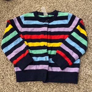 Primary rainbow cardigan
